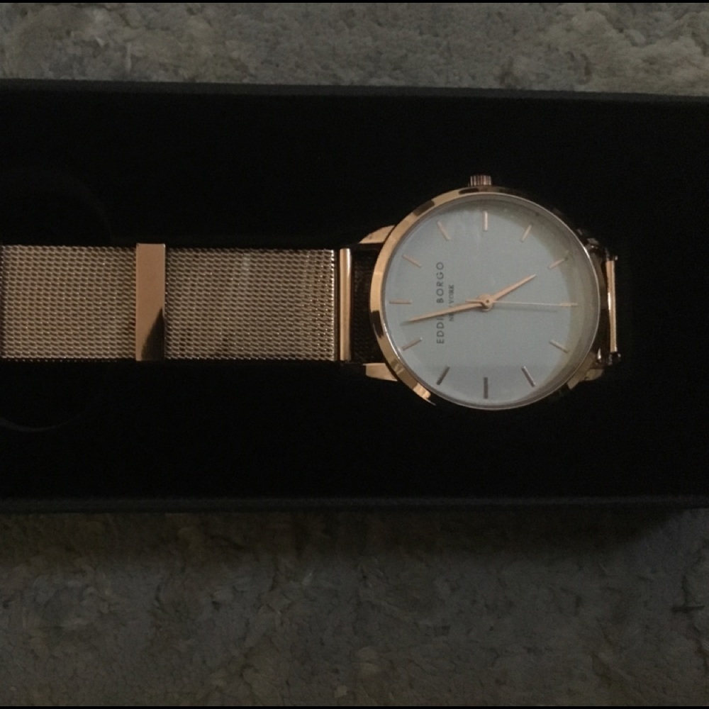 Eddie Borgo Soho watch - Rose Gold